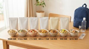 HOZONHOZONをイメージした7種類の水不要レトルトご飯