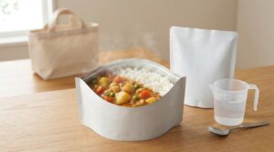 尾西のカレーライスセットの販売店・作り方・賞味期限を紹介する非常食カレーのイメージ