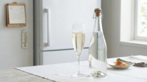 スパークリング日本酒の賞味期限と冷蔵保存を表したイメージ