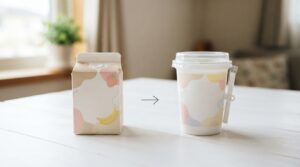 アイソカル100とメイバランスMiniカップのカロリー・味・量を比較するイメージ