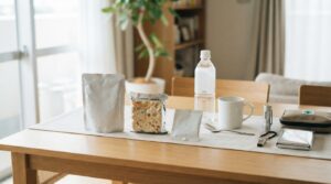 非常食用のレトルト・フリーズドライ・粉末スープを比較したイメージ