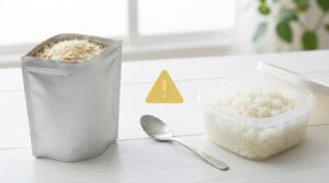 開封後のアルファ米と調理後に余ったご飯の保存方法