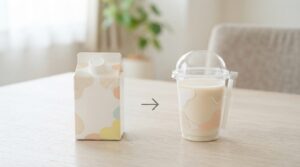 クリミールとメイバランスのカロリー・味・値段の違いを比較するイメージ