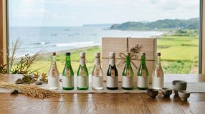 千葉県の日本酒飲み比べセットとギフトボックスのイメージ